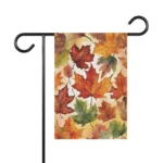 Mechenal Fall Garden Flag – Autumn Leaves Design