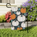Mechenal Fall Garden Flag – Pumpkins Design