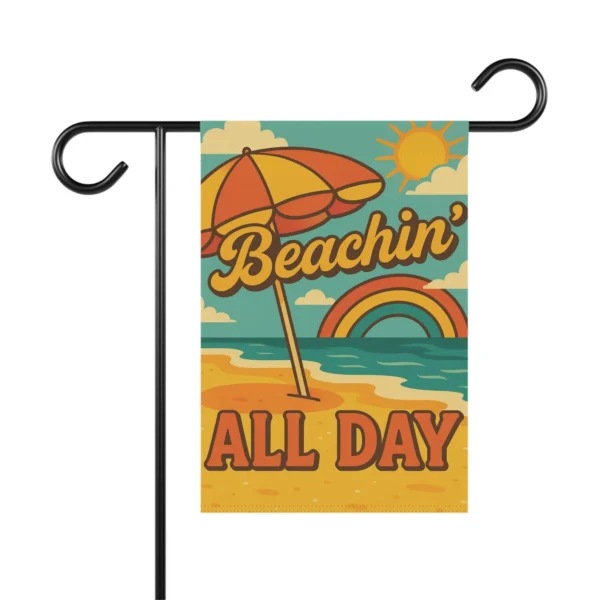 Mechenal Summer Garden Flag – Beachin All Day Design