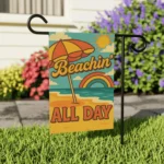 Mechenal Summer Garden Flag – Beachin All Day Design